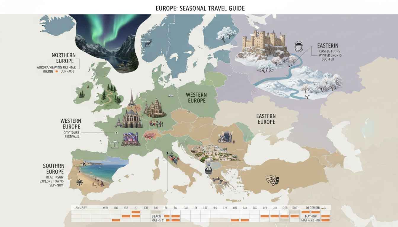 best places to visit in europe by month