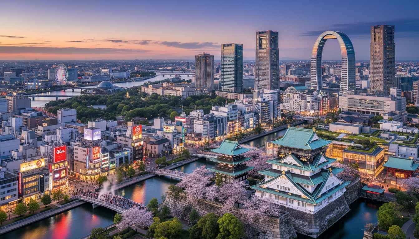 top ten places to visit in osaka