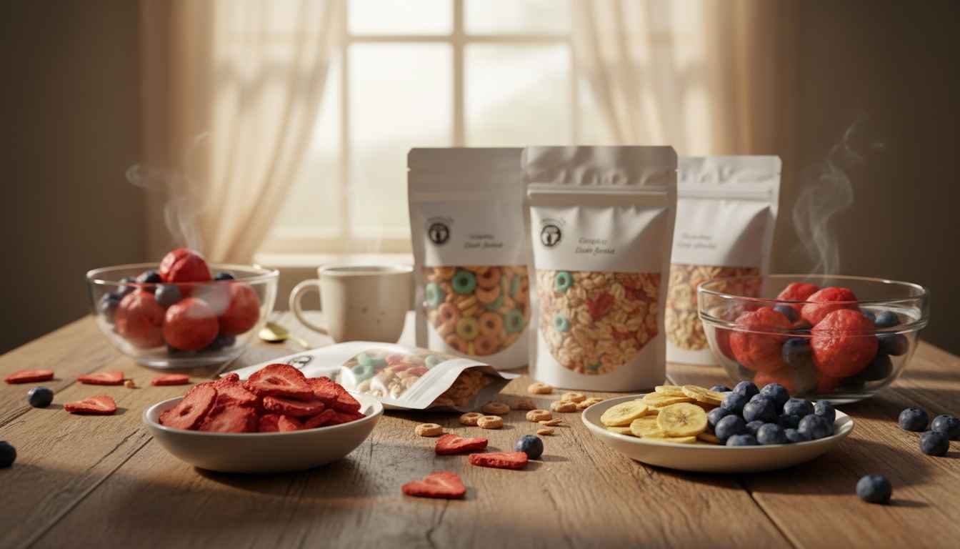 freeze dried breakfast foods