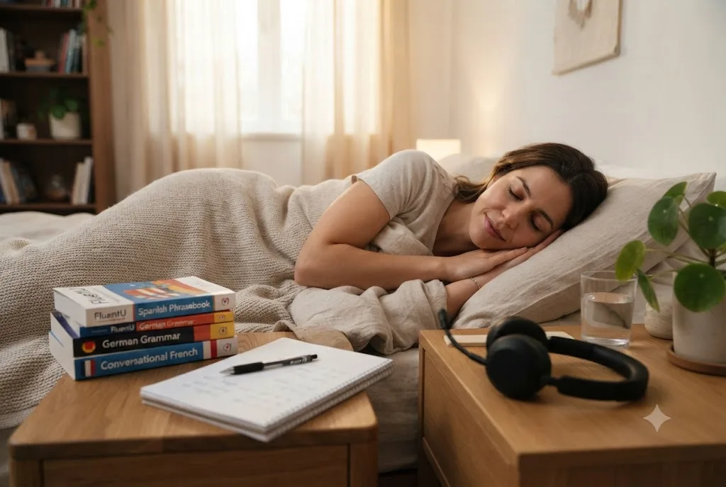 Can you learn a language in your sleep through memory reinforcement and sleep learning