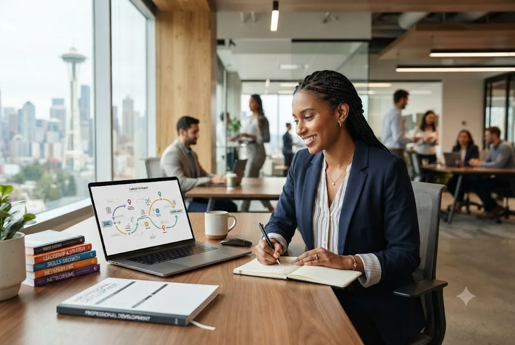 Career development process for planning professional growth