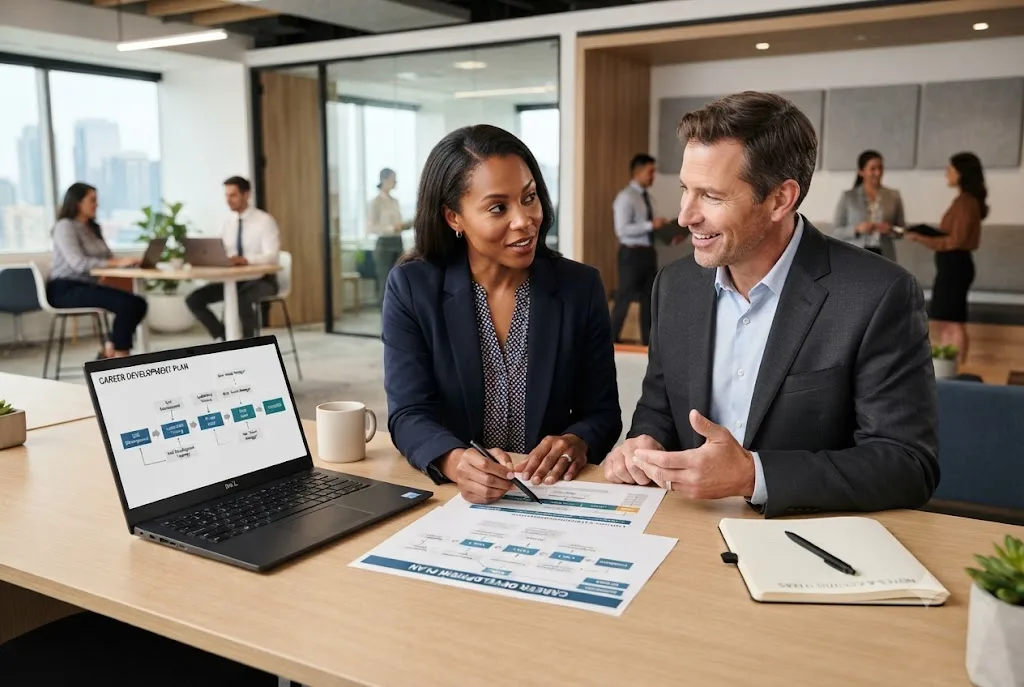 Employee career development plan for professional growth at work