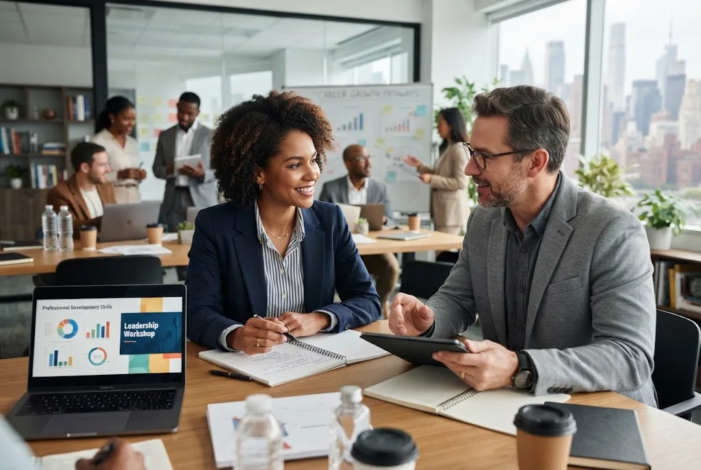 Professional development skills helping an employee grow professionally
