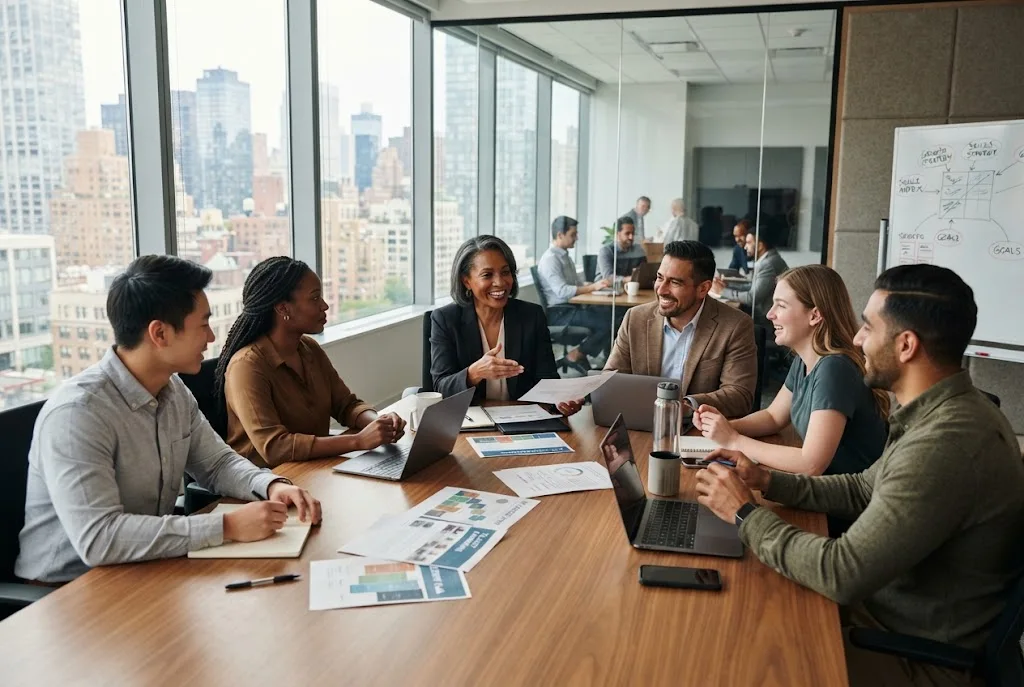 Talent management initiatives supporting employee development and career growth